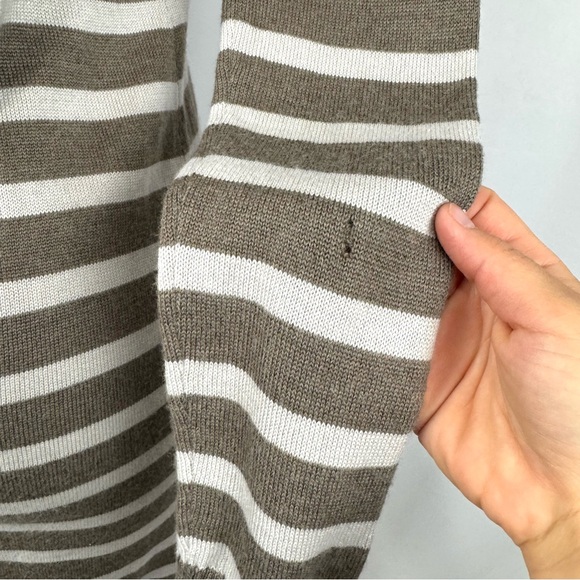 Ann Taylor Loft Women's Sz M Merino Wool Sweater Dress Long Sleeve Casual Brown - Picture 7 of 14